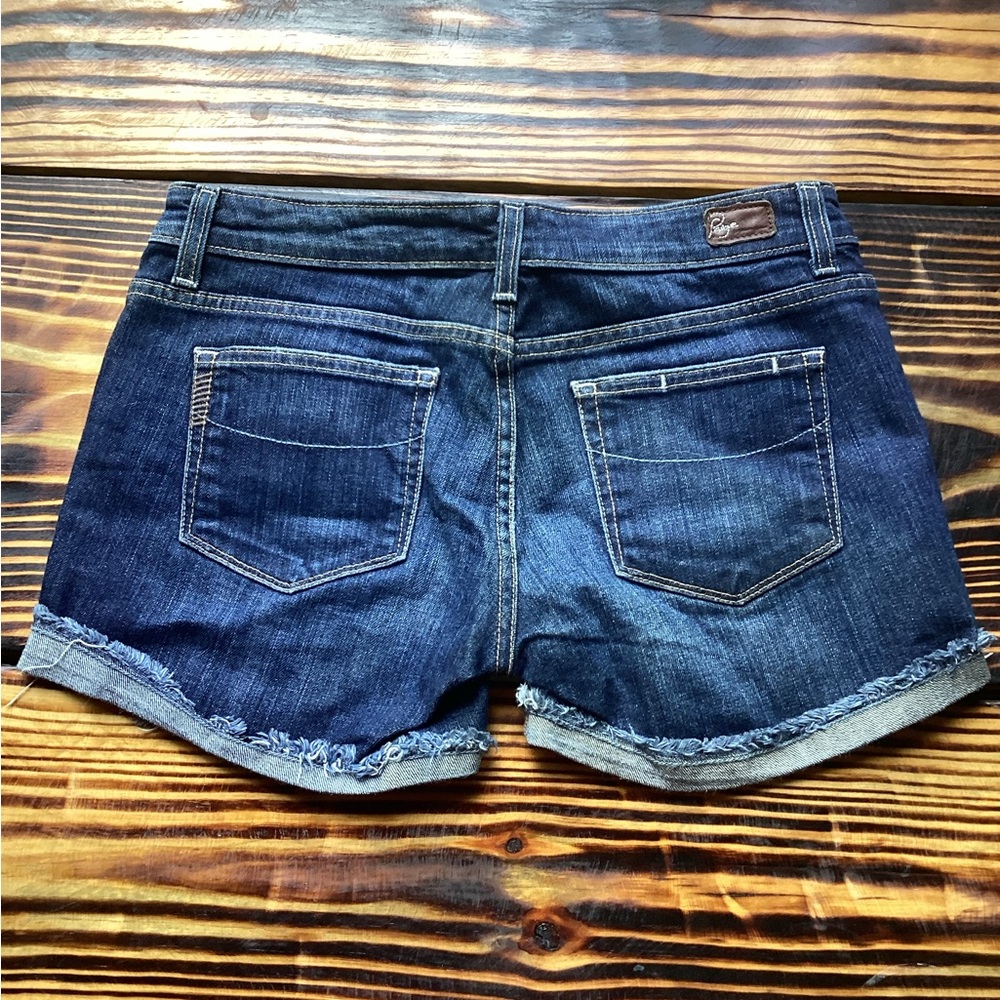 PAIGE Jimmy Jimmy Jean Shorts with Rolled Hems Size 26